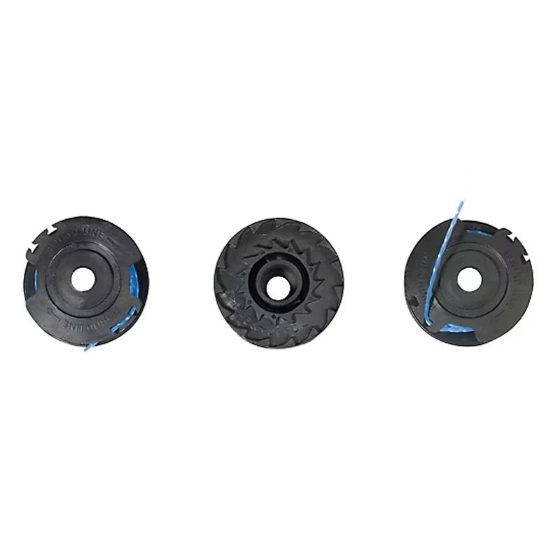 Lot 3 bobines RYOBI RAC125 simple fil Ø 1,6 mm pour coupe-bordures