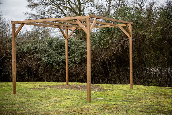 Pergola - Bois massif - 8.88m2