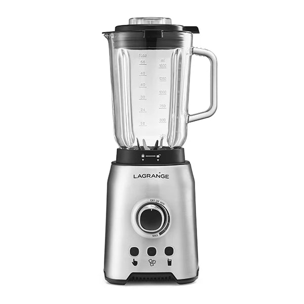 Blender inox avec bol en verre 2L 1200 W  Lagrange