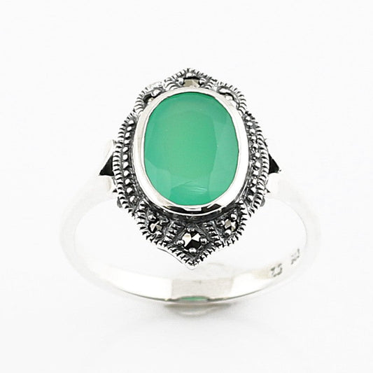 Bague Lea Chrysoprase