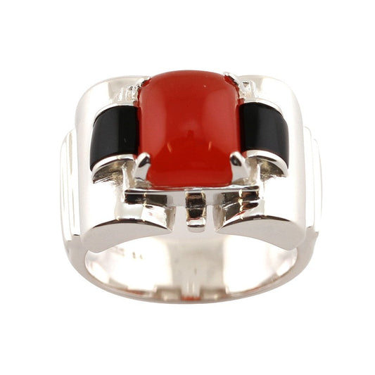 Bague Deborah Cornaline