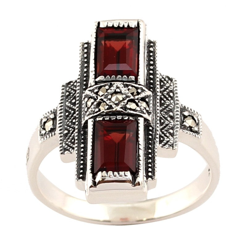 Bague Louane Grenat