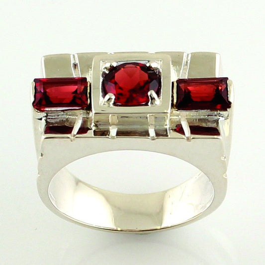 Bague Victoria Grenat