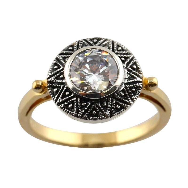 Bague Aline Vermeil Zircon