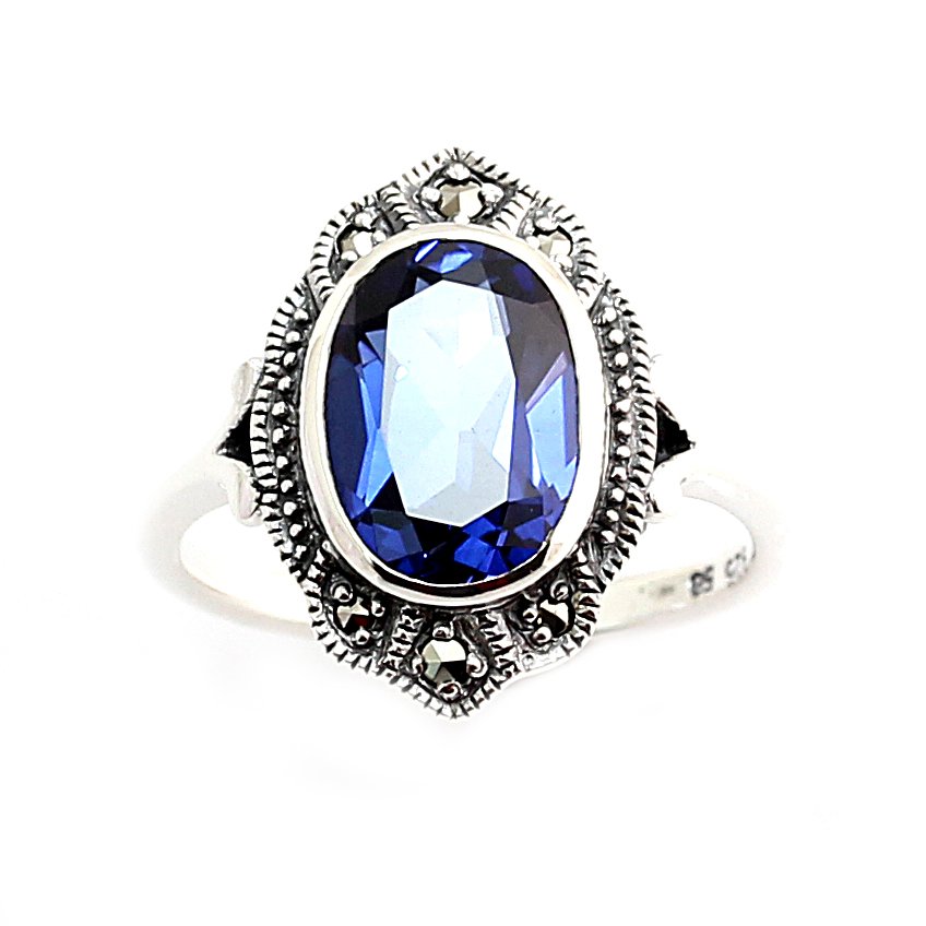 Bague Lea Saphir (imitation)