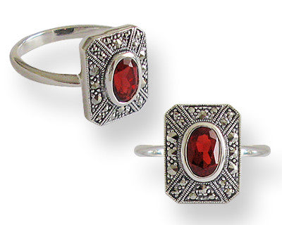 Bague Tessa Grenat