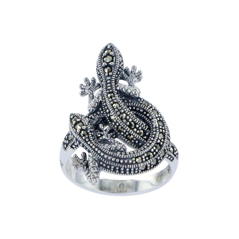 Bague Lézard Retro