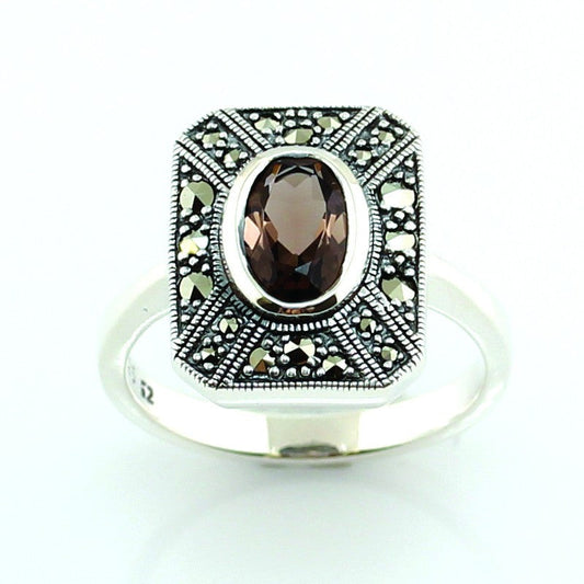 Bague Tessa Quartz Fumé