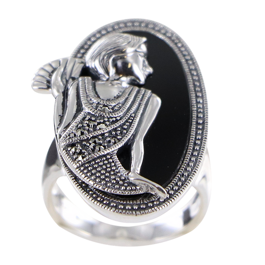 Bague Jazz Onyx