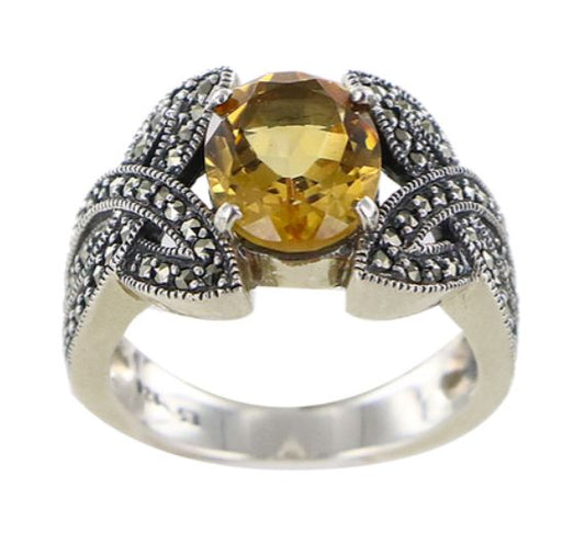 Bague Azalée Citrine