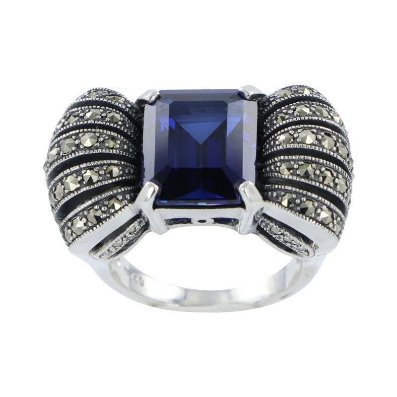 Bague Natasha Saphir (imitation)