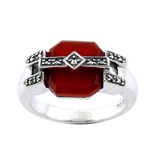 Bague Elise Cornaline
