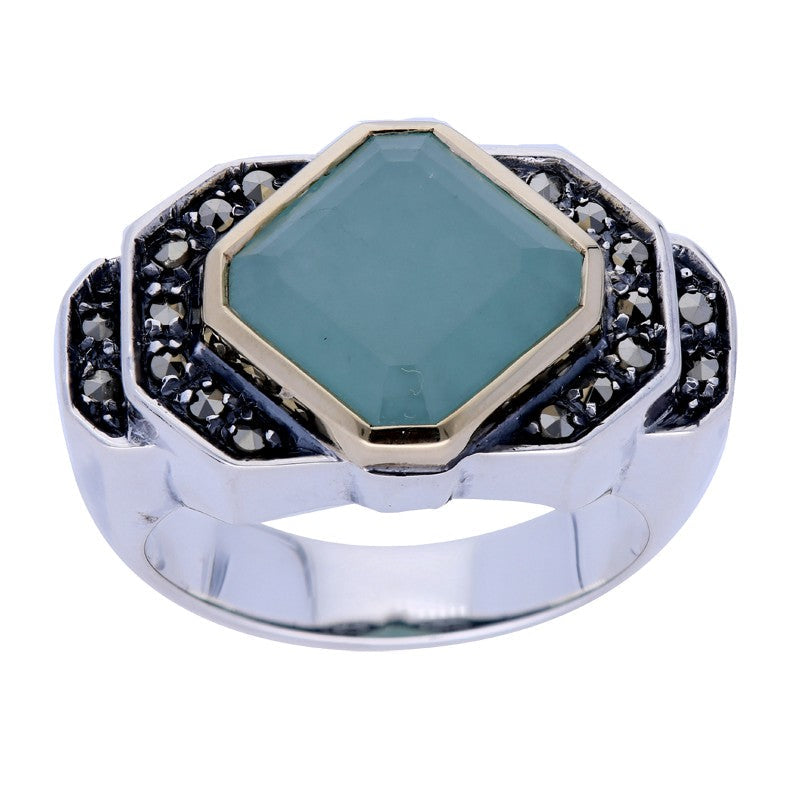 Bague Tank Jade