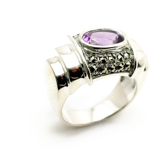 Bague Lilas Améthyste