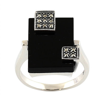 Bague Mireille - Onyx