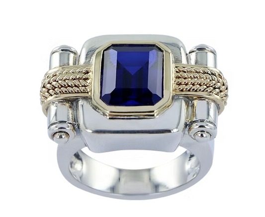 Bague Sixtine Saphir (imitation)