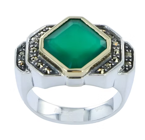 Bague Tank Agate