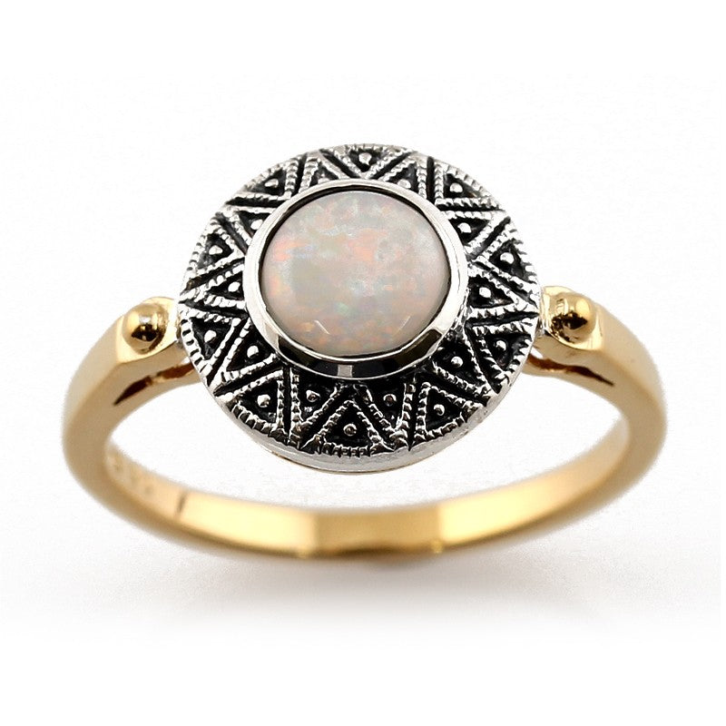 Bague Aline Vermeil Opale