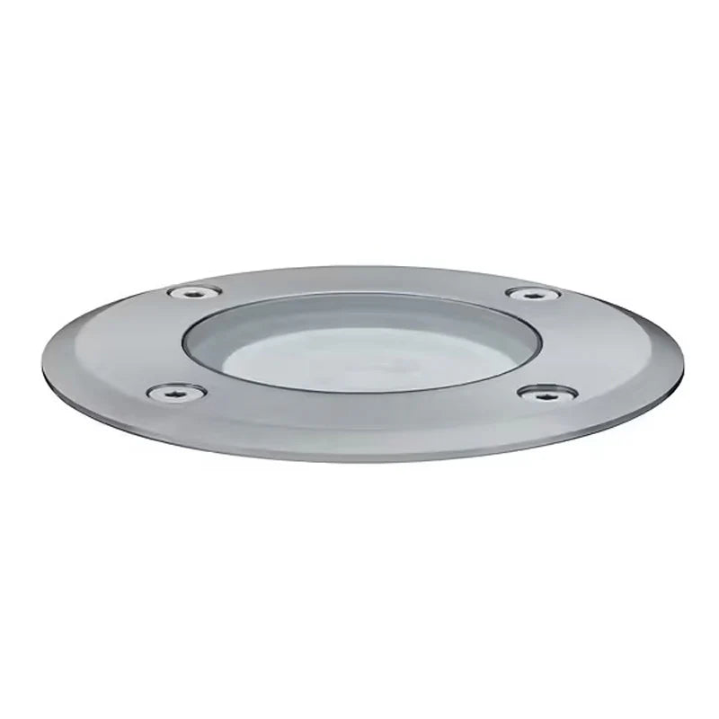 Encastré de sol rond Extérieur - Paulmann - 93992 - 230V - D.108mm - 3,5W - GU10 - IP67 - Acier inoxydable