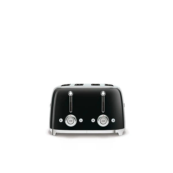 Toaster 4 fentes noir 2000 W TSF03BLEU Smeg
