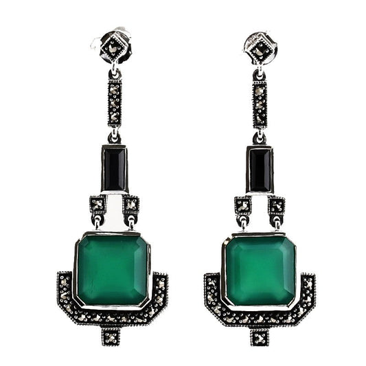 Boucles d'oreille Eugénie Agate