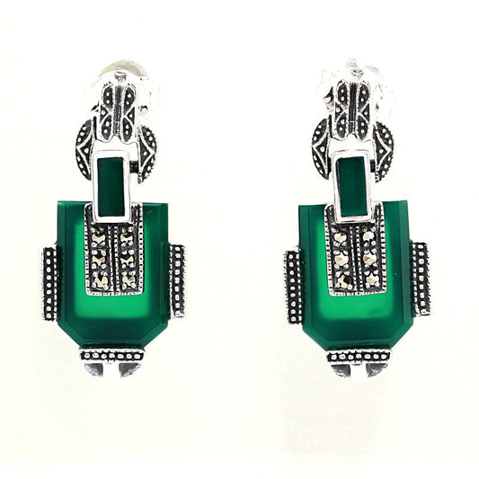 Boucles d'oreille Laure Agate