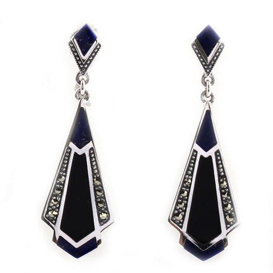 Boucles d'oreille Thelma Onyx