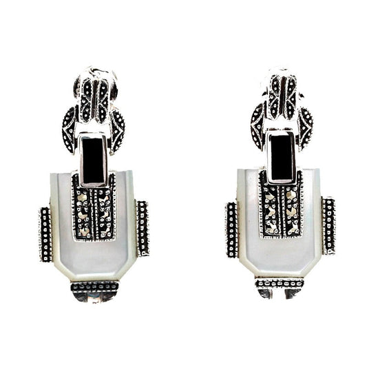 Boucles d'oreille Laure Nacre