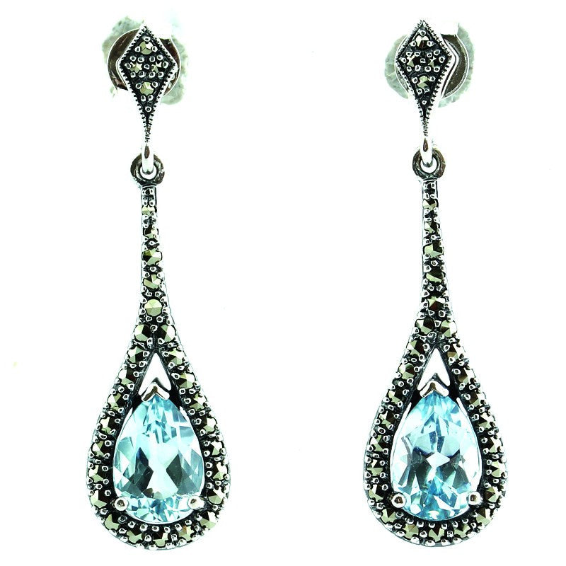 Boucles d'oreille Sarah Topaze