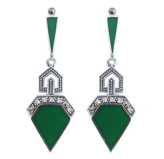 Boucles d'oreille Stéphanie Agate