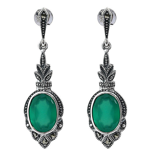 Boucles d'oreille Lea Agate