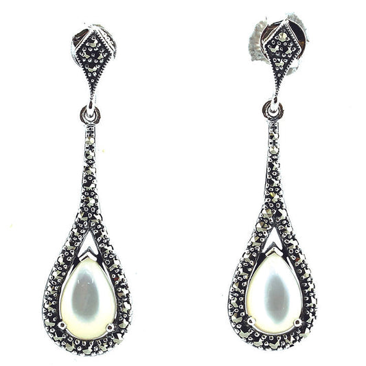 Boucles d'oreille Sarah Nacre