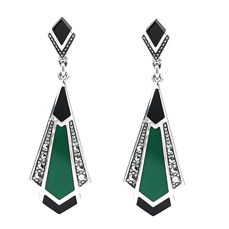 Boucles d'oreille Thelma Agate