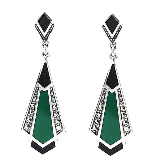 Boucles d'oreille Thelma Agate