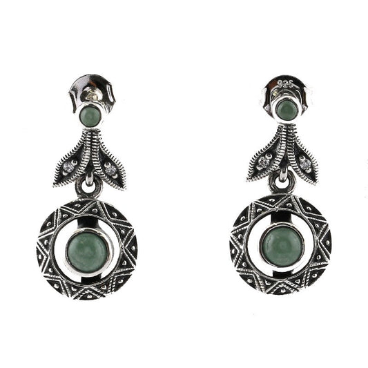 Boucles d'oreille Grace Jade