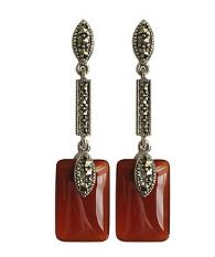 Boucles d'oreille Sophie Cornaline