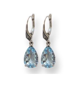 Boucles d'oreille Colette Topaze