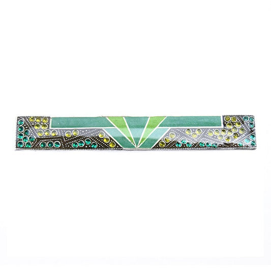 Broche Rétro Théâtre Vert