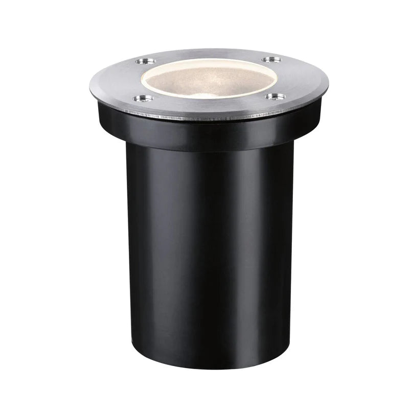 Encastré de sol Floor Extérieur - Paulmann - 94390 - 230V - D.105mm - max.10W - GU10 - gradable - IP65 - Acier