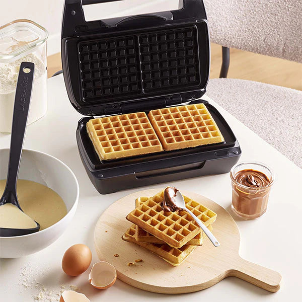 Gaufrier Mini Maxi panini et gaufres 900 W noir Lagrange