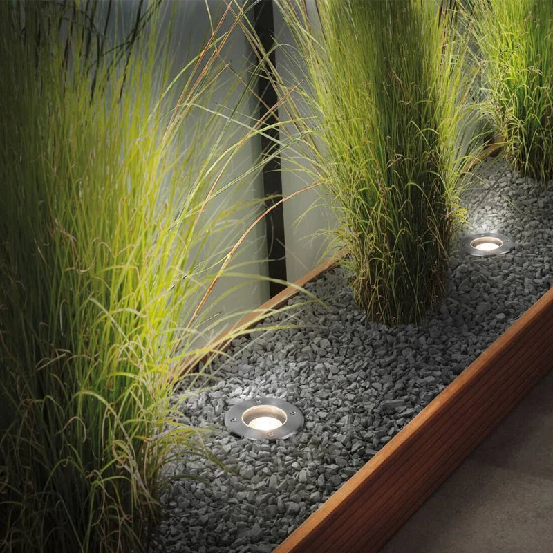 Encastré de sol Floor Extérieur - Paulmann - 94390 - 230V - D.105mm - max.10W - GU10 - gradable - IP65 - Acier