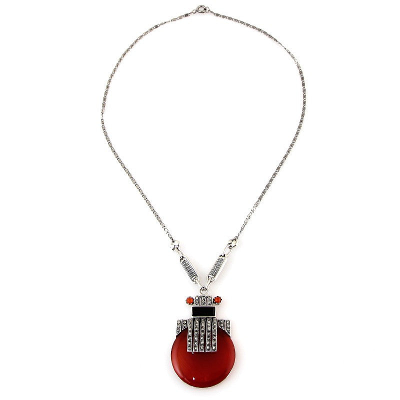 Collier Eve cornaline