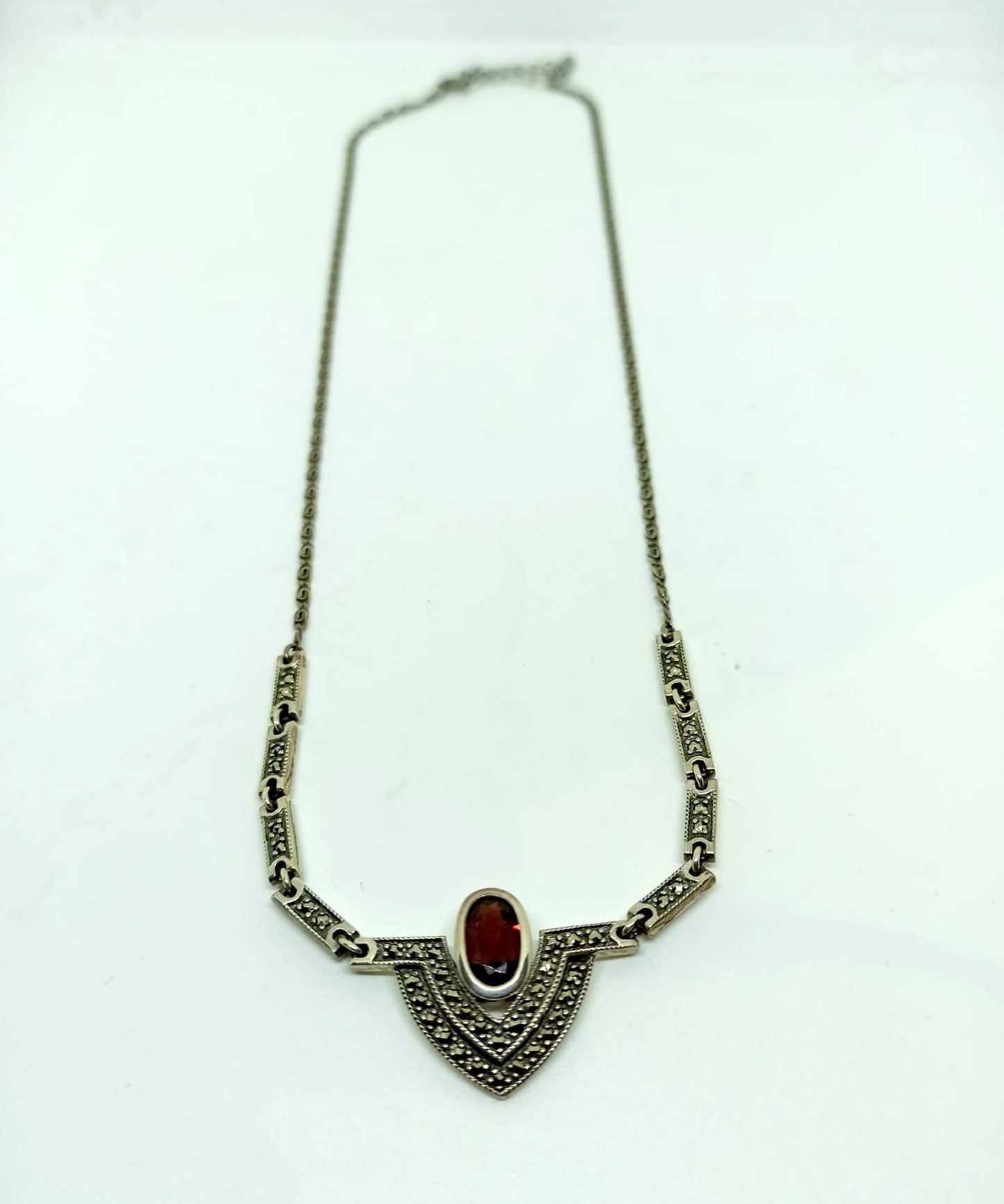Collier Eléna Grenat
