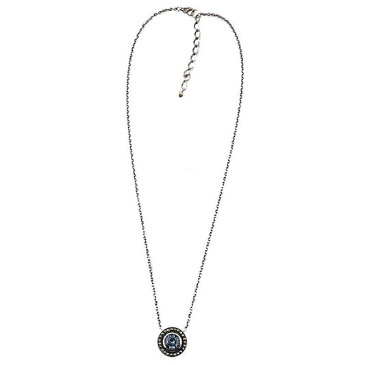 Collier Lydie Topaze Bleue
