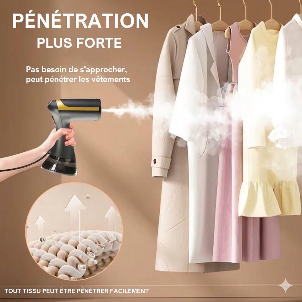 Défroisseur Vapeur Professionnel 1500W – Réservoir 300ml | Sans Repassage