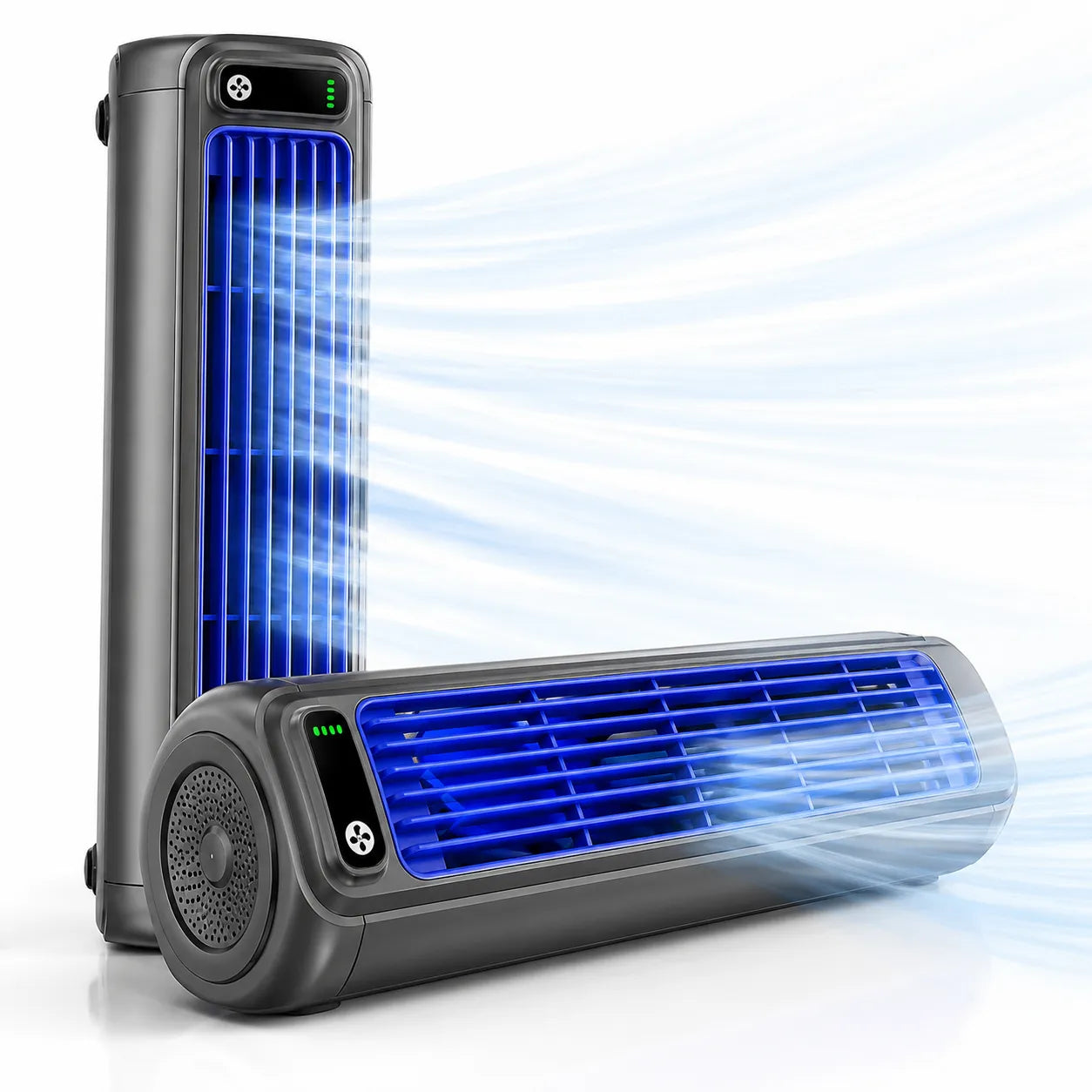 Climatiseur Portable Airéna | Ventilateur mural rechargeable silencieux 3 vitesses