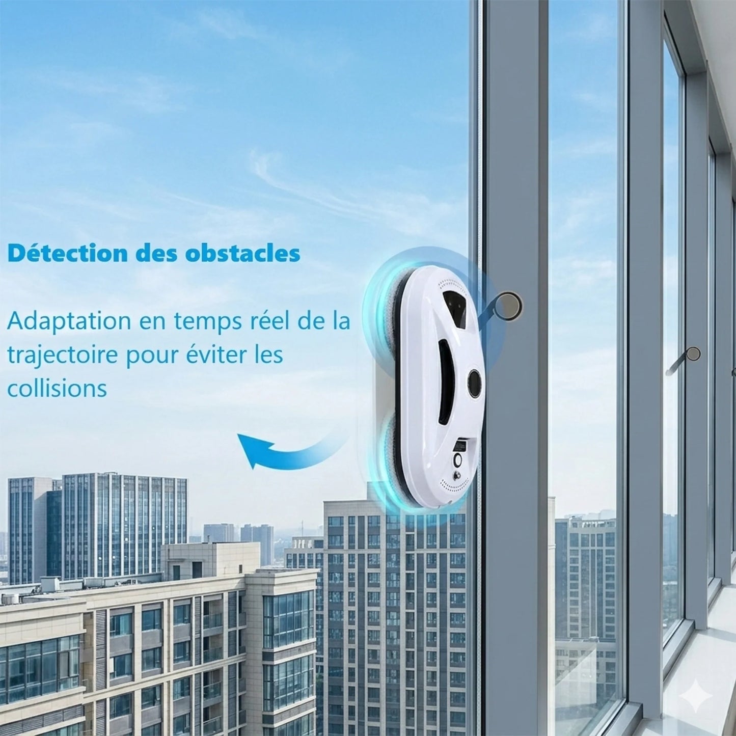 Robot Lave-Vitre RAL-05 - Aspiration 5600Pa & 3 Modes de Nettoyage