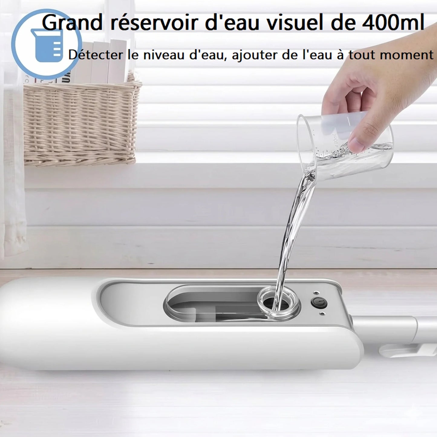 Balai Vapeur Électrique 1500W PRO - CD-260