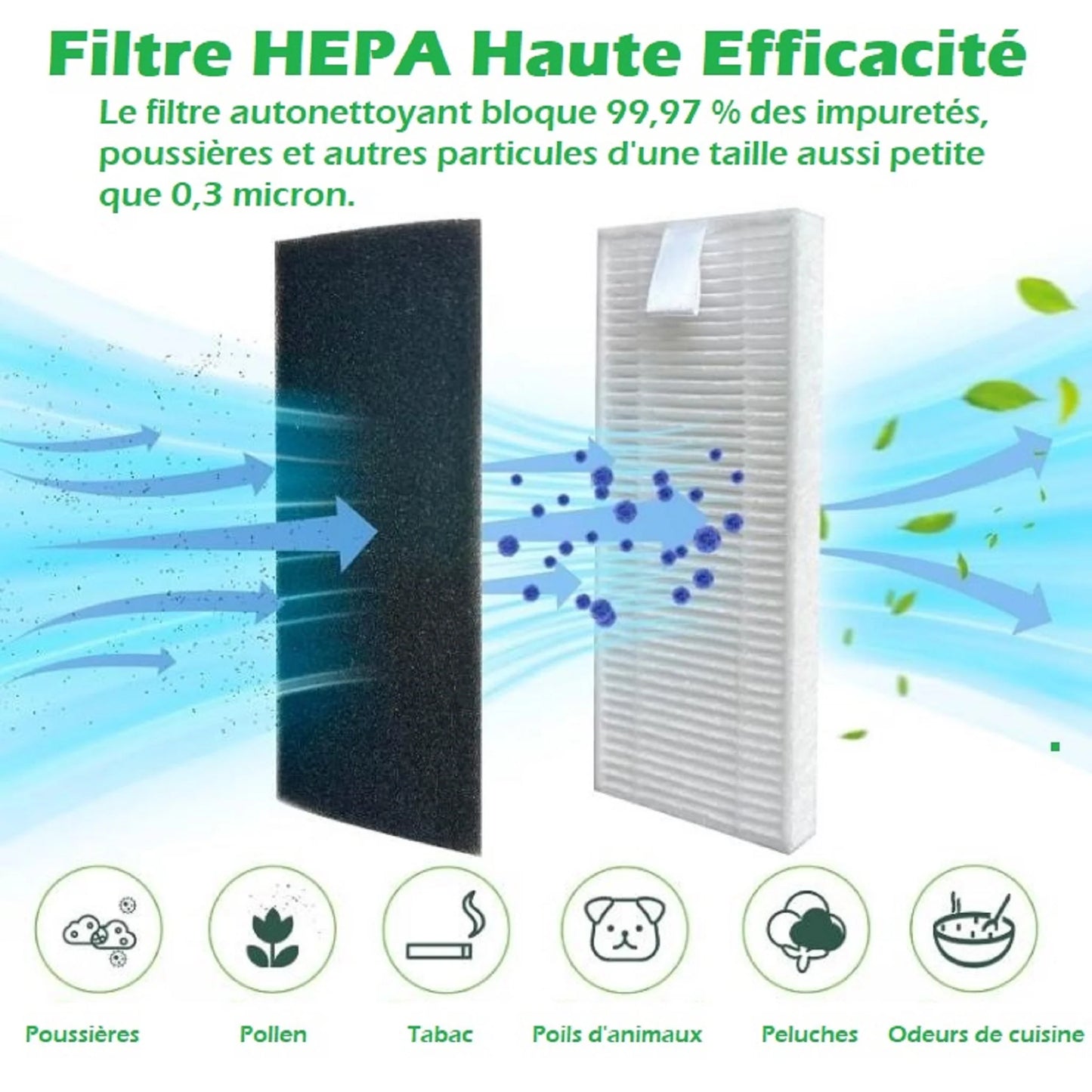 Robot Aspirateur Laveur ASP-60D - 4000Pa - Laser - WiFi - 2,5h Autonomie