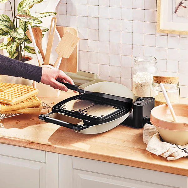 Gaufrier électrique Premium Gaufres® taupe 1200 W Lagrange